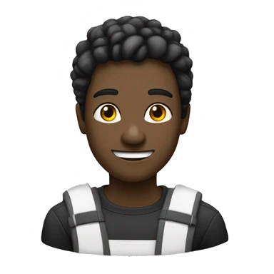 черный кот с белым пятном на груди sticker