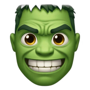 when hulk laughs, tears come out of his eyes sticker