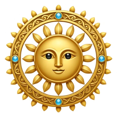 Buddhist dharmachakra sticker