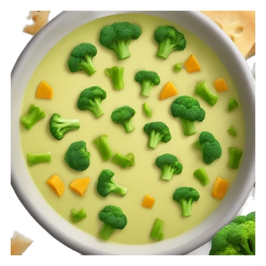Broccoli cheddar soup sticker