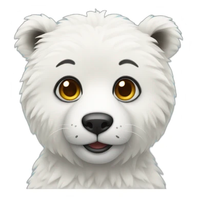 Animal Naali polar sticker