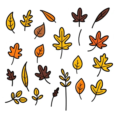 Autumn sticker