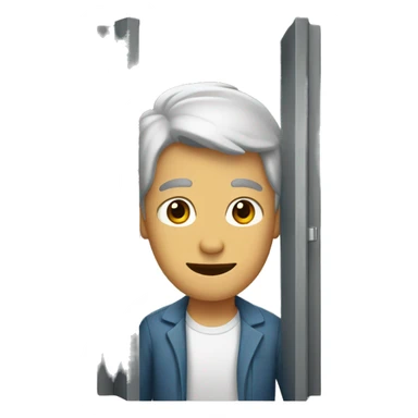 Abrir puerta sticker