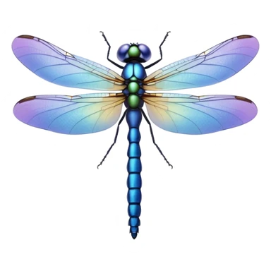 Periwinkle Dragonglfly emoji sticker