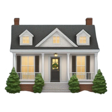 home alone house sticker