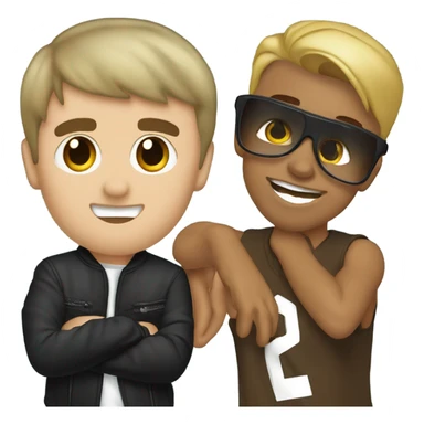 Diddy and Justin Bieber  sticker