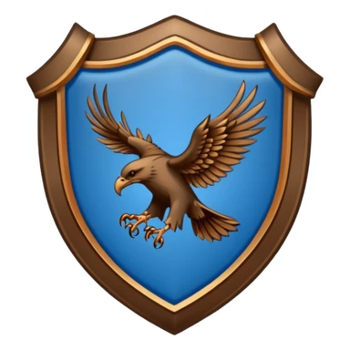 The ravenclaw house crest  sticker