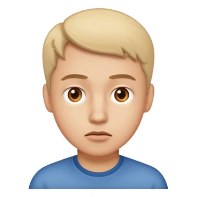 Side eye confused face sticker