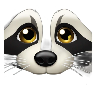 raccoon foolishly wearing all the diamonds he stole sticker