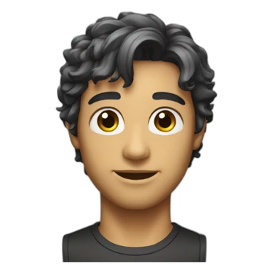 handsome ai avatar sticker