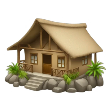 Safari lodge sticker