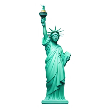 Statue of liberty dancing sticker