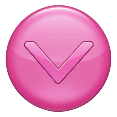 check mark pink sticker
