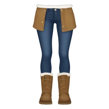 Aesthetic Uggs and clothes sticker