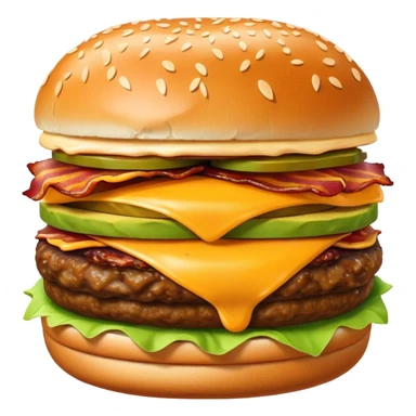 Avocado Bacon Cheeseburger  sticker