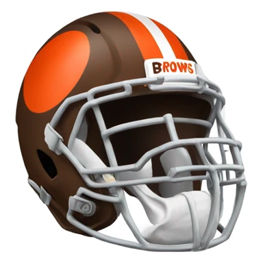 Cleveland browns helmet sticker