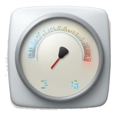 thermostat that represents the space temperature of rooms in a building sticker