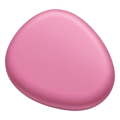 Smooth River Stone pink sticker