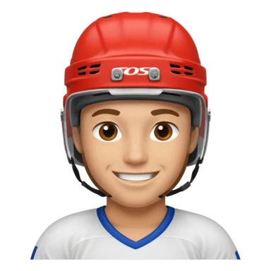 hockey player sticker