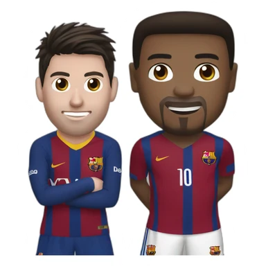 Messi ronaldo sticker