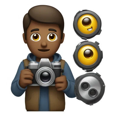 man making film sticker