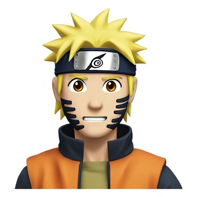 naruto from the show naruto running sticker
