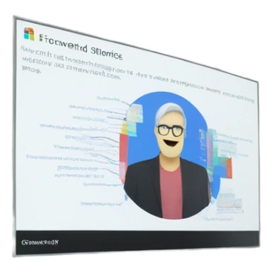 a microsoft presentation sticker