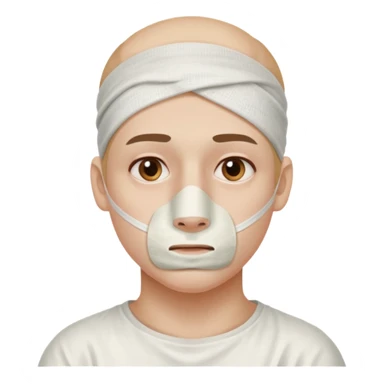 plaster on only nose sticker