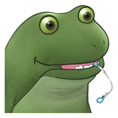  floss for teeth  sticker