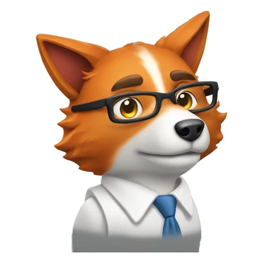 Fuchs with a lot of experience in financial topics  sticker