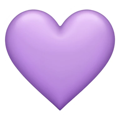 light purple heart. sticker