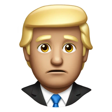 donald trump wearing a sheisty sticker