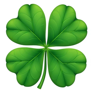 four leaf clover sticker
