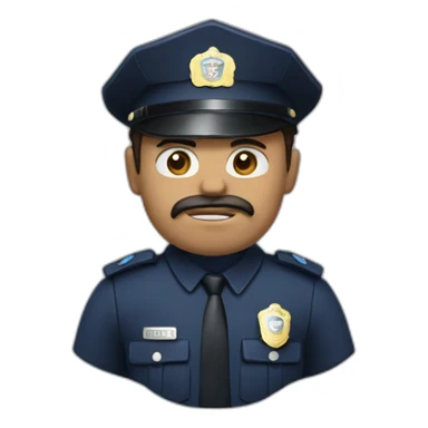 policía local sticker