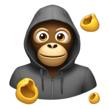 Trois-singe-qui-se-cache-des-parties-du-corp sticker