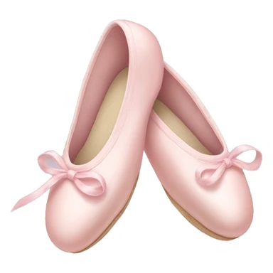 Pale pink ballet shoes sticker