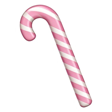 light pink candy cane sticker