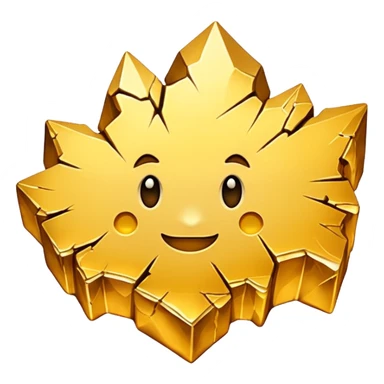 Make it just one big crack down the middle filled with gold sticker