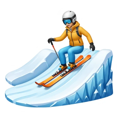 Ski resort kicker sticker