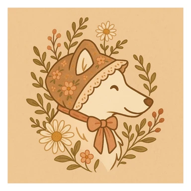 Give the Overwolf logo a cute cottagecore makeover sticker