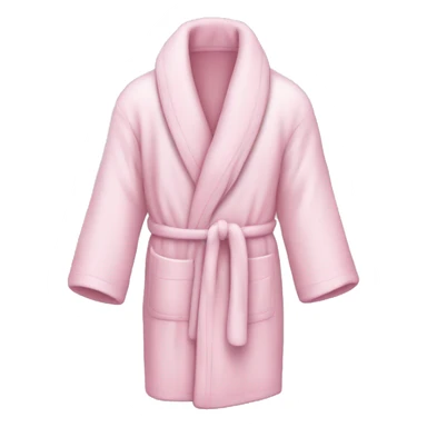 Light pink bath robe  sticker