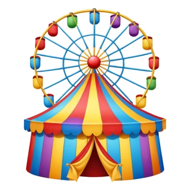 carnival, fun item sticker