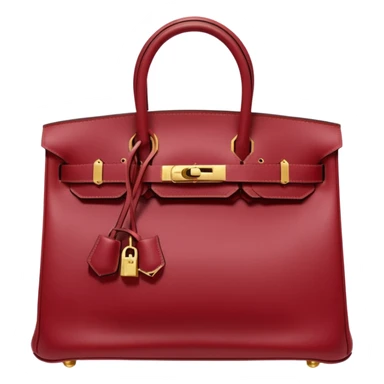 hermes birkin cherry color bag sticker
