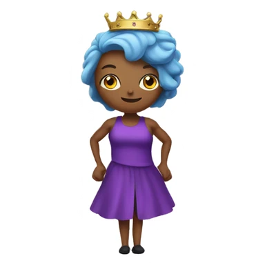 a Queen doing Crossfit sticker