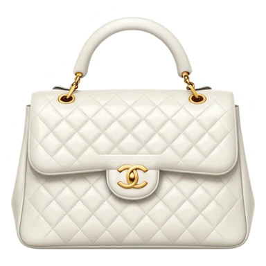white chanel purse sticker