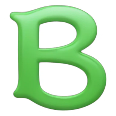 letters B I and G sticker