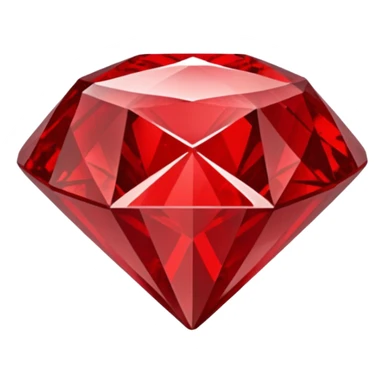 Red diamond carved on its front "RED" sticker