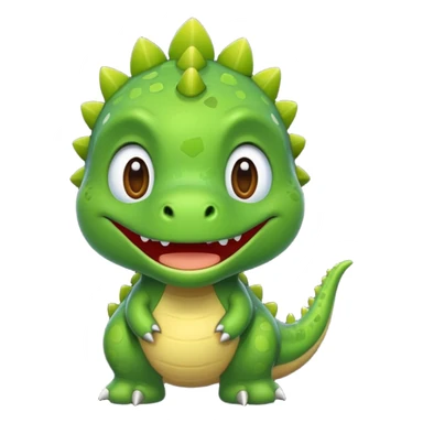 Cute dinosaur sticker