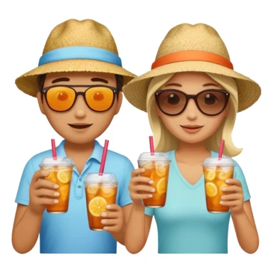 Coastal Town People sticker