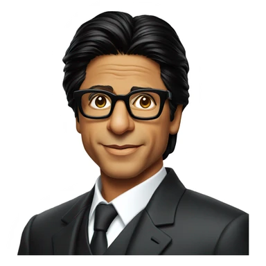 Shah rukh khan wearing spectacles  sticker